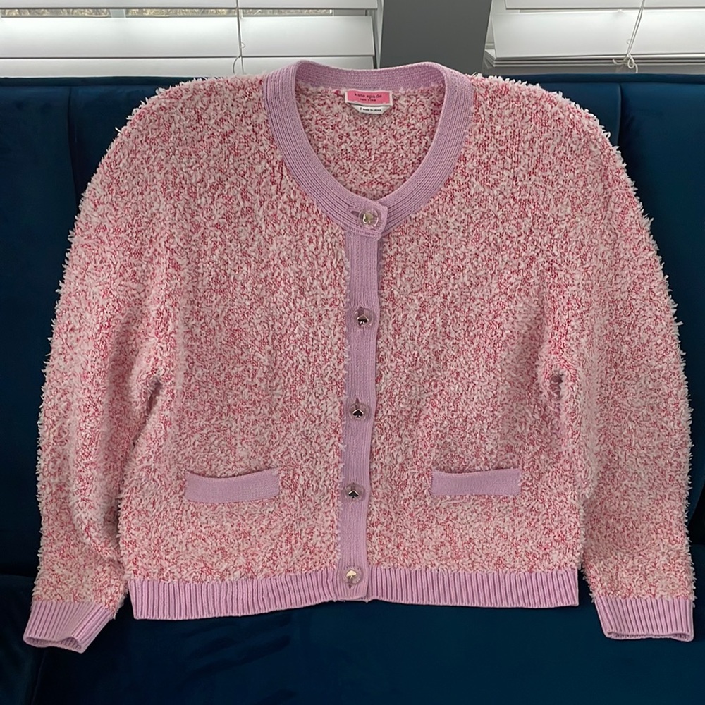Kate Spade ♠️ New York Girls Cardigan Sweater Size L